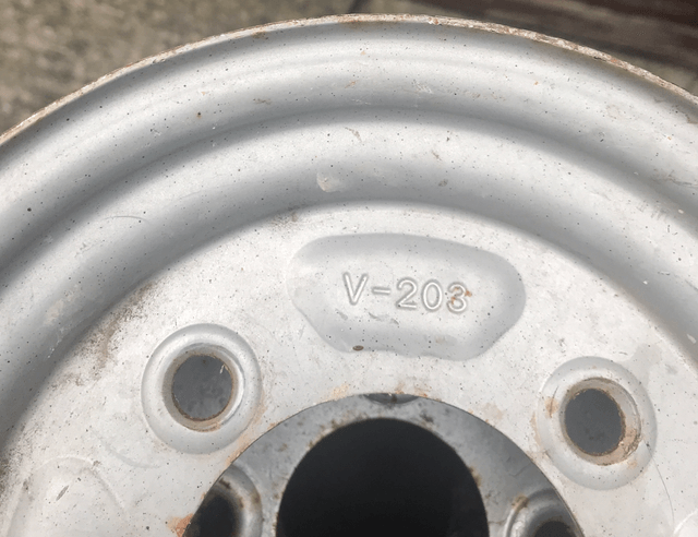 Trailer Wheels Rims x 3 - 2.50 x 8 - M63B