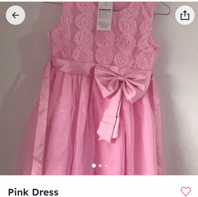 New Little Girls Pink Dress - LGPD01 - Make an offer