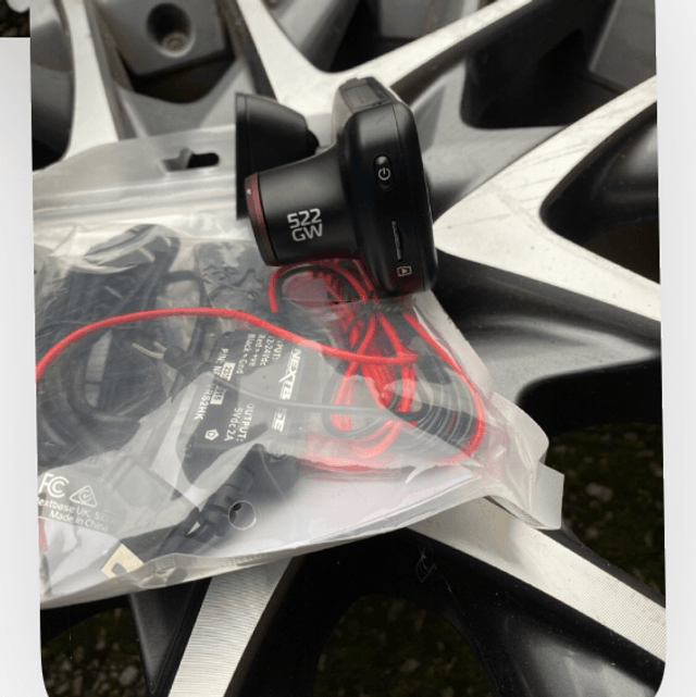 Sold - Nextbase 522 GW front dash cam used with new hard wiring kit and sd card - LE09