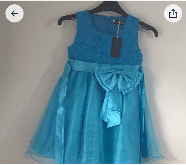 New Little Girls Blue Dress -  LGBD01 - Make an offer 