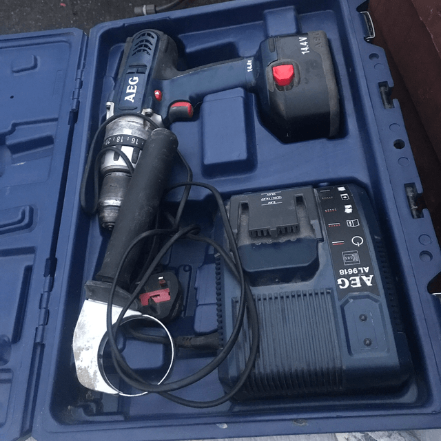 Sold - AEG Battery Drill  - 14V - M20