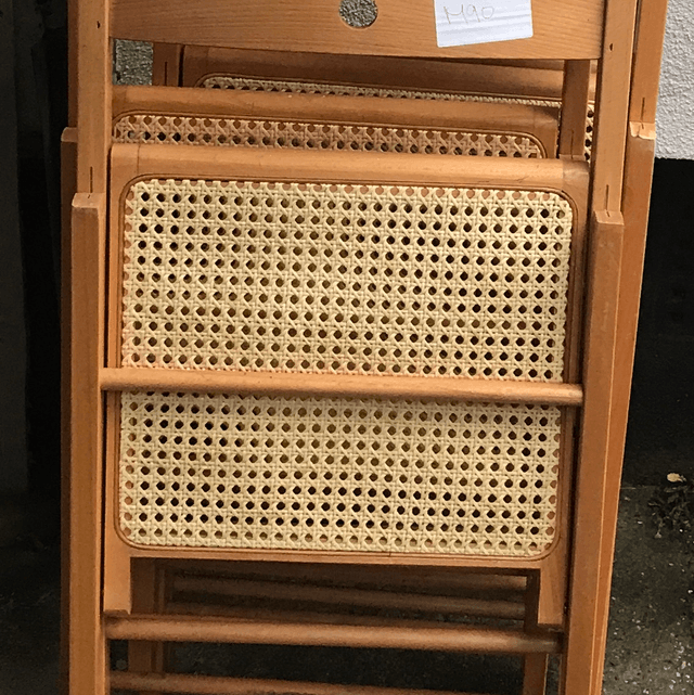 Sold - X4 Folding chairs (board material) - M90