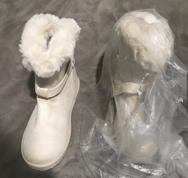 V BY VERY Beige Boots - Size 6 - M17 