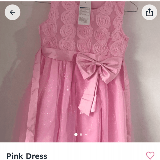 New Little Girls Pink Dress - LGPD01 - Make an offer