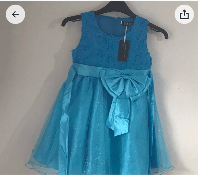 New Little Girls Blue Dress -  LGBD01 - Make an offer 