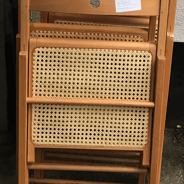 Sold - X4 Folding chairs (board material) - M90