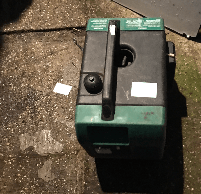 Sold - Green Petrol Suitcase Generator - M103