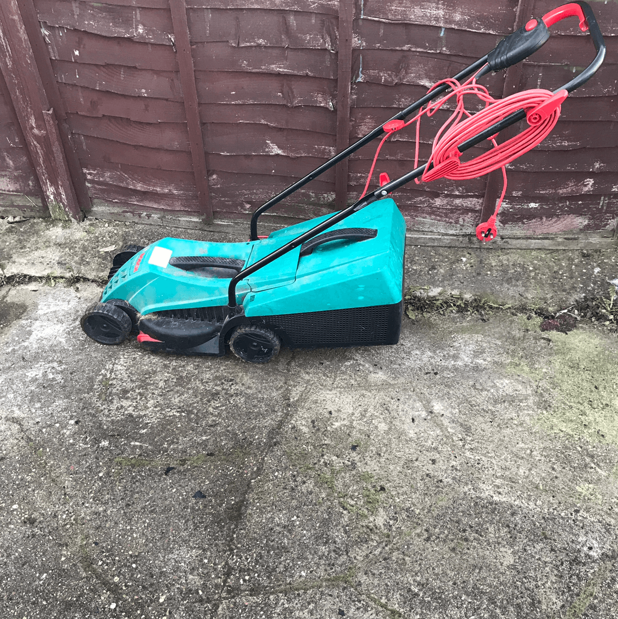 Sold - BOSCH Green Lawnmower - smaller version - M04